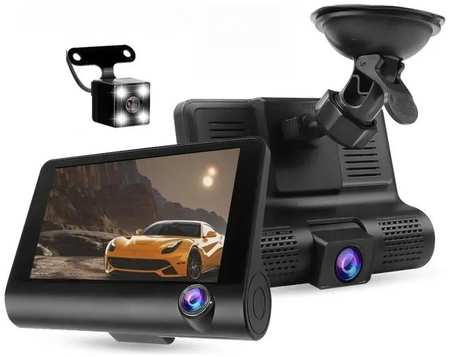 Видеорегистратор URM Video Card VR Full HD 1080P камера заднего вида, камера салона