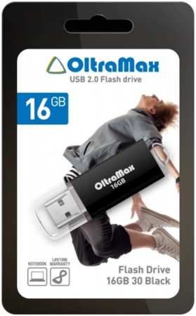 Карта памяти Oltramax USB 16Гб OM016GB30 OM016GB30 Black 965044484972759