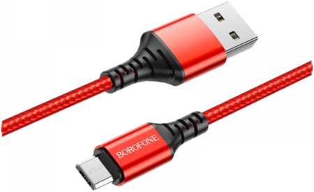 Кабель lightning - usb Borofone BX82 1 м красный 965044484989065