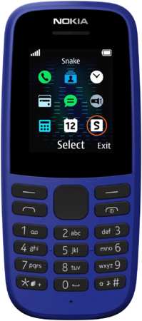 Мобильный телефон Nokia 105 TA-1428 (11SIAL01A01) 105 TA-1428 DS EAC UA BLUE 965044486081558