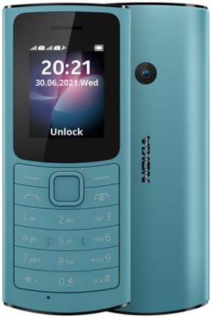 Мобильный телефон Nokia 110 4G TA-1543 (1GF018MPE1C01) 110 4G TA-1543 DS EAC BLUE 965044486089900