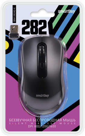 Беспроводная мышь SmartBuy SBM-282AG-K черный 965044486094630