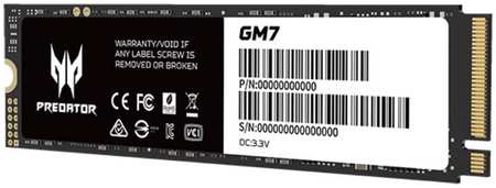 SSD накопитель Acer GM7 M.2 2280 2 ТБ 965044486100903