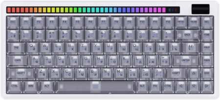 Проводная/беспроводная игровая клавиатура Dareu A84 Pro White 965044486132014