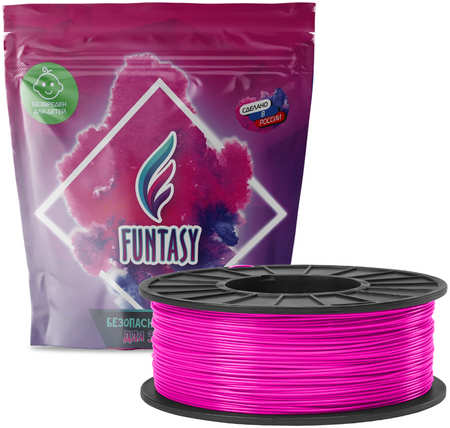Пластик в катушке Funtasy (ABS,1.75 мм,1 кг), цвет Розовый ABS-1KG 965044486140157
