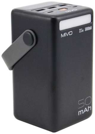 Внешний аккумулятор Mivo MB-500Q Powerbank 50000 мА/ч, черный (4602022090500) 965044486151369