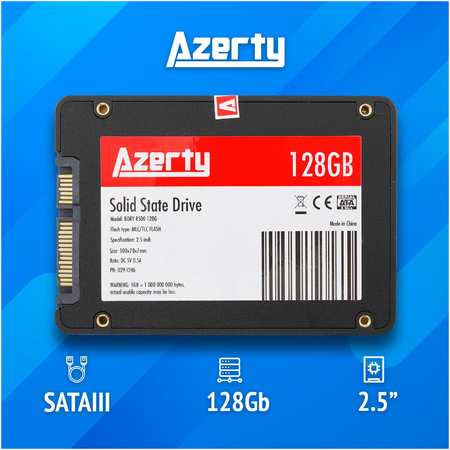 SSD накопитель Azerty Bory R500 128G 2.5″ 128 ГБ 029-1246