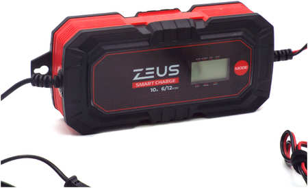 Зарядное устройство для автомобильного и мото аккумуляторов ZEUS SMART CHARGE 10А (12В/6В) ZEUS SMART CHARGE 10А (6В/12В) 965044486255852