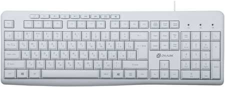 Проводная клавиатура OKLICK 305M White 965044486322884