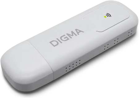 Модем 3G/4G Digma Dongle Wi-Fi DW1960 USB Wi-Fi Firewall +Router внешний белый 965044486383236