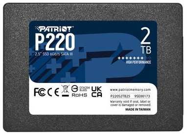 SSD накопитель PATRIOT 2.5″ P220S128G25 965044486396910