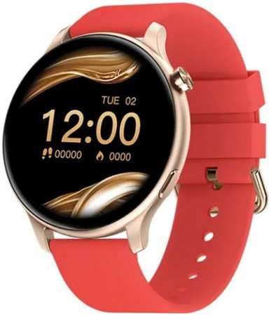 Смарт-часы BandRate Smart BRSFW01GR золотистый/красный (1314275) 965044486428895