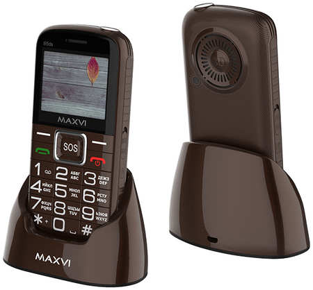 Мобильный телефон Maxvi B5ds Коричневый (4620039115375) 965044486481589