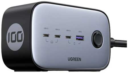 Сетевое зарядное устройство UGreen CD270, 100 Вт, космос CD270 DigiNest Pro 100W