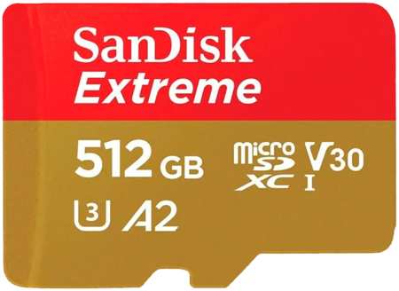 Карта памяти SanDisk Micro SDXC 512Гб SDSQXAV-512G-GN6MN Extreme 965044486686793