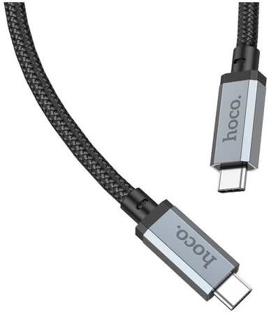 Кабель Hoco US05 для зарядки и передачи данных Type-C USB4 PD100W, 4K 60Hz HD, 2м 20Gbps 965044486708833