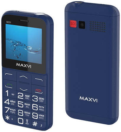Мобильный телефон Maxvi B231 Blue 965044486834942