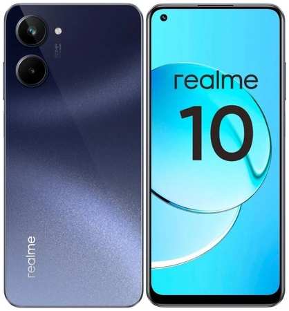 Смартфон Realme 10 8/128GB черный (realme 10 8/128) 965044486849130