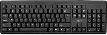 Проводная клавиатура HIPER OK-1100 Black 965044486972762