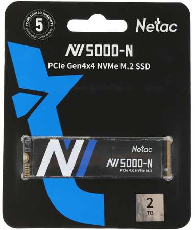 SSD накопитель Netac M.2 2280 2 ТБ NT01NV5000N-2T0-E4X