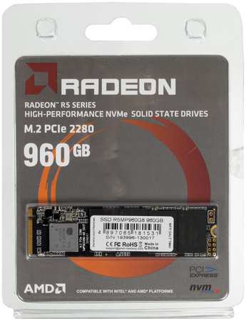 SSD накопитель AMD M.2 2280 960 ГБ R5MP960G8