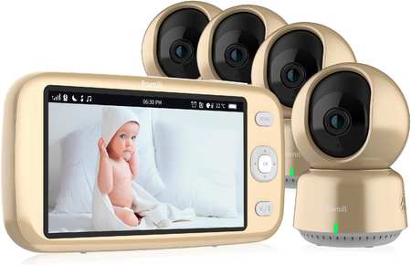 Видеоняня Ramili Baby RV1600X4 4 камеры в комплекте
