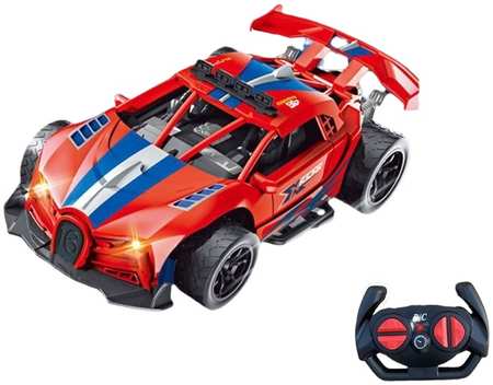 Высокоскоростная гоночная спортивная машинка MSN Toys с п/у и LED фарами 787A