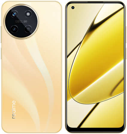 Смартфон Realme 11 8/256GB золотой (RMX3636) 965044487279073