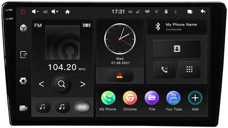 Incar (Intro) Универсальная автомобильная магнитола Incar на Android 10, 10.4″ Автомагнитолы 9″ 10″