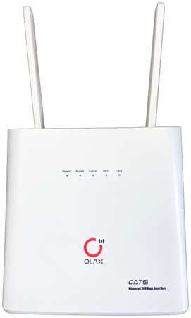 WiFi роутер OLAX AX9 PRO белый, cat.4, до 300Мбит 965044487602691