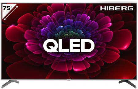 Телевизор Hiberg QLED 75Y, 75″(190 см), UHD 4K 965044487653089