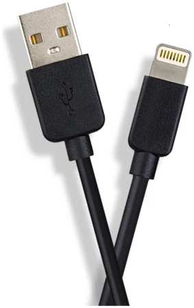 Кабель Lightning-USB Perfeo 2 м черный