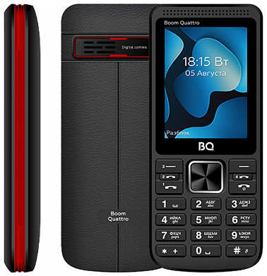 Мобильный телефон BQ 2455 Boom Quattro Black 965044487735952