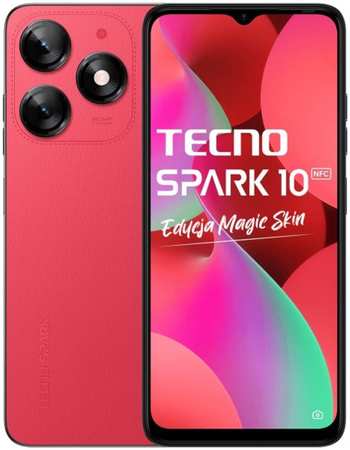 Смартфон Tecno Spark 10 8/128GB Magic Skin Red (TCN-KI5Q8.128.RED) 965044487839988