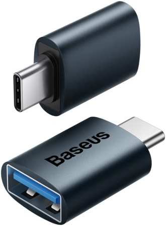 Адаптер-переходник Baseus Ingenuity Series Mini OTG USB 3.1 to Type-C Blue