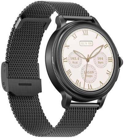 Смарт-часы Kingwear CF96 черный Cмарт часы женские круглые CF96 965044488100812