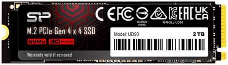 SSD накопитель Silicon Power UD90 M.2 2280 2 ТБ SP02KGBP44UD9005 965044488117451