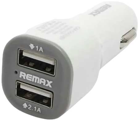 Автомобильное зарядное устройство USBx2, белый 965044488118146