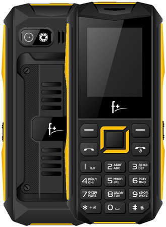 Мобильный телефон F+ PR170 Black/Yellow (PR170) 965044488131595