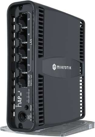 Wi-Fi роутер Mikrotik hAP ax2 Black C52iG-5HaxD2HaxD-TC 965044488155904