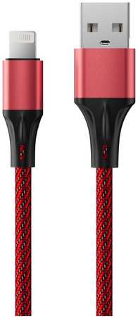Кабель USB-Lighting Accesstyle AL24-F100M 1 м красный 965044488199682