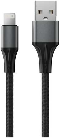 Кабель USB-Lighting Accesstyle AL24-F100M 1 м черный 965044488199686