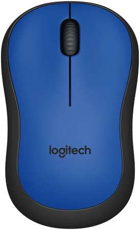Беспроводная мышь Logitech M220 Silent синий, черный (910-004896) 965044488338825