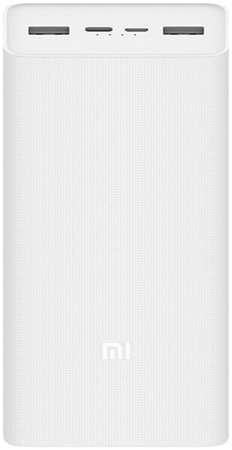 Внешний аккумулятор Xiaomi Mi Power Bank 3 30000 мА/ч, белый (VXN4307CN) Mi Power Bank 3 white 30000mAh (VXN4307CN) PB3018ZM 965044488440395