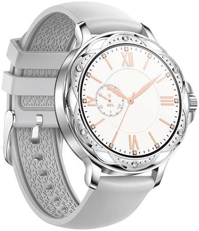 Смарт-часы женские Kingwear CF-Diamond серебристый 965044488541913