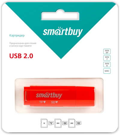 Внешний картридер SmartBuy SBR-715-R