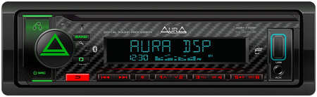 Автомагнитола AurA AMH-77DSP (2023), процессор, пульт ДУ, Apple и Android, 6 RCA, ресивер