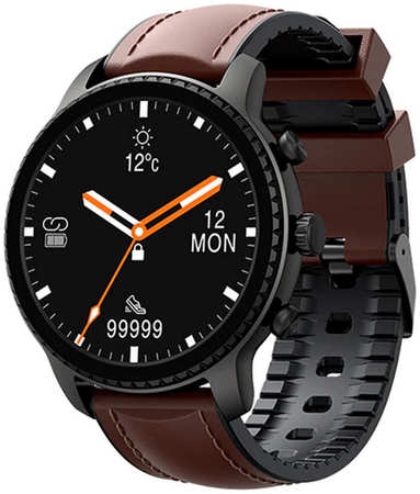 Смарт-часы Havit M9005W черный/коричневый 965044488759703