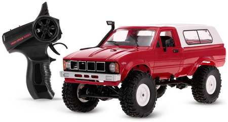 Радиоуправляемый краулер WPL Military Truck Buggy Crawler RTR 4WD масштаб 1:16 2.4G - WPLC WPLC-24-Red 965044488810547