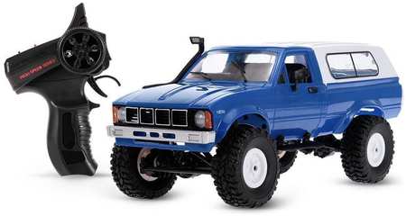 Радиоуправляемый краулер WPL Military Truck Buggy Crawler масштаб 1:16 2.4G - WPLC-24-Blue